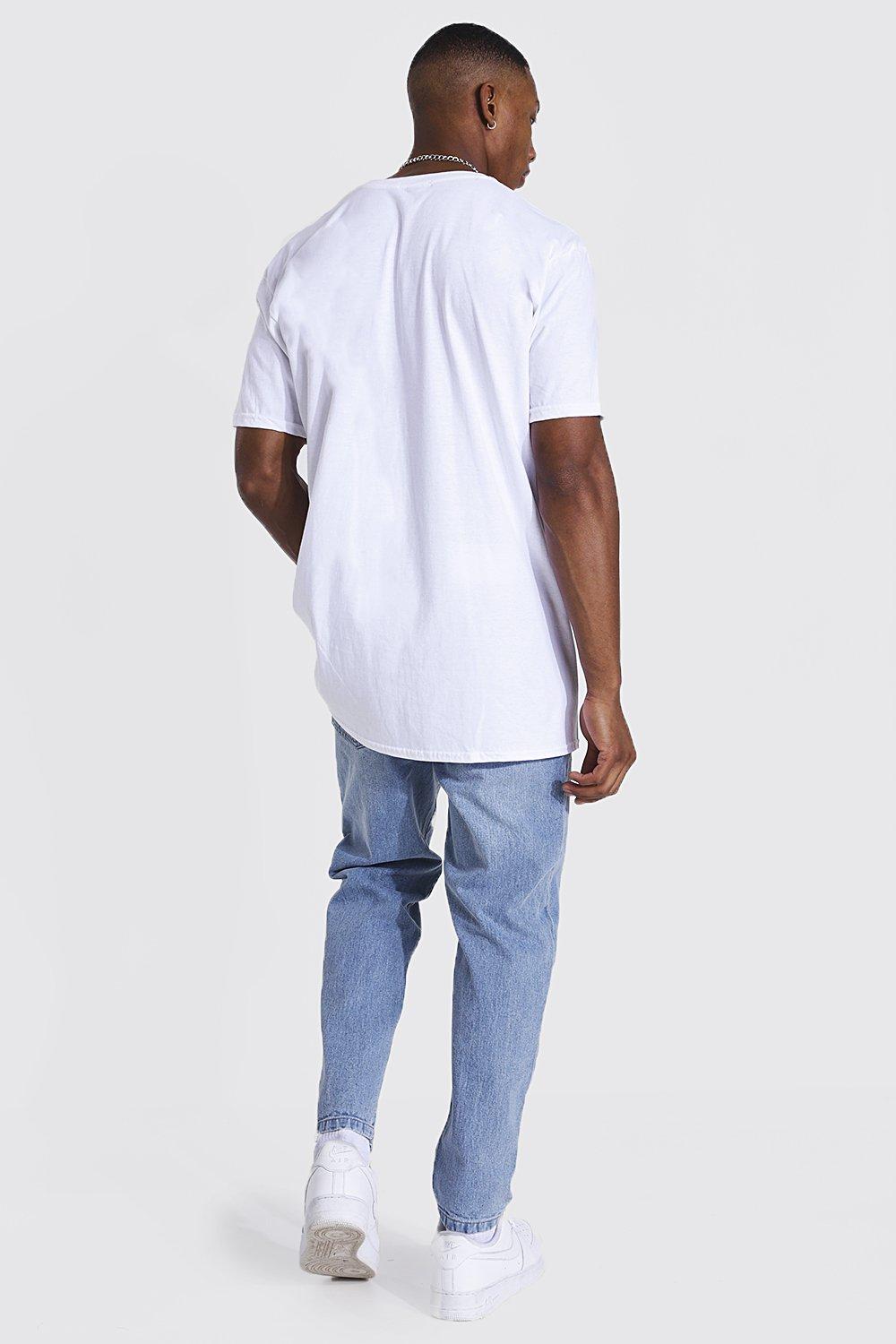 Tapered Fit Rigid Jeans